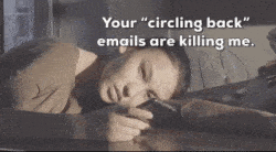 circling back email