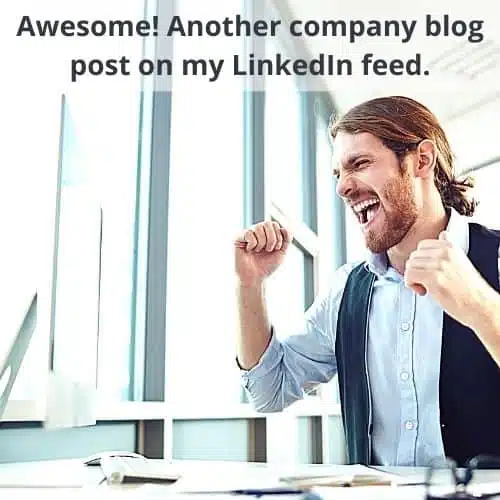 first-party content on linkedin