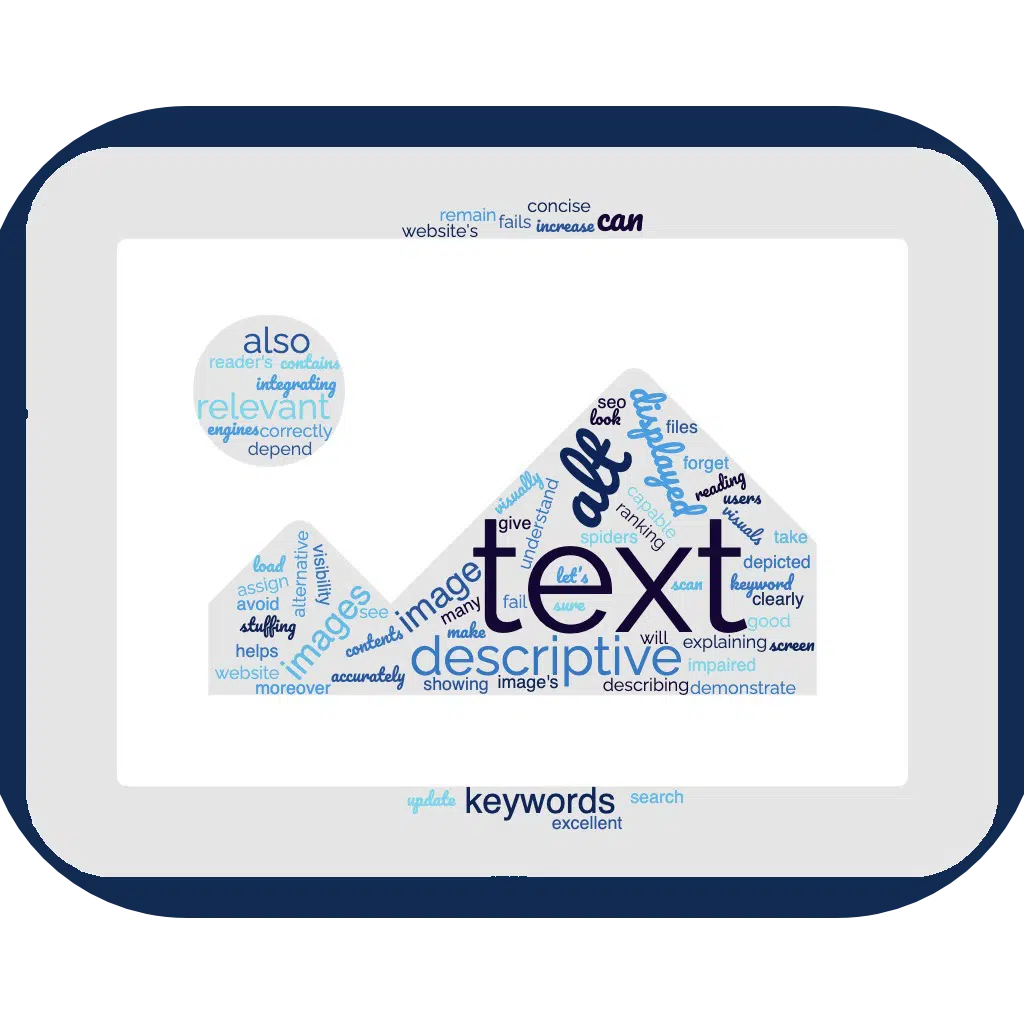 Word Cloud - Descriptive Alt Text