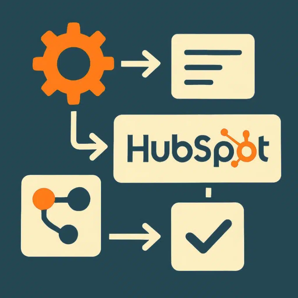 hubspot-workflows-automations HubSpot helps marketers automate processes and orchestrate workflows