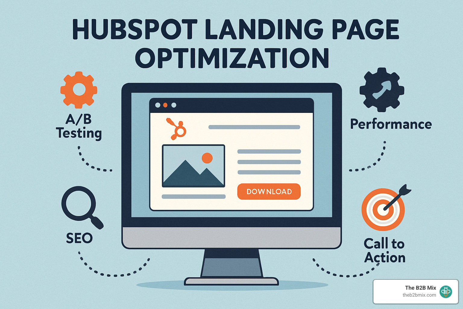 HubSpot A/B test dashboard showing conversion metrics - hubspot landing page optimization HubSpot A/B test dashboard showing conversion metrics - hubspot landing page optimization