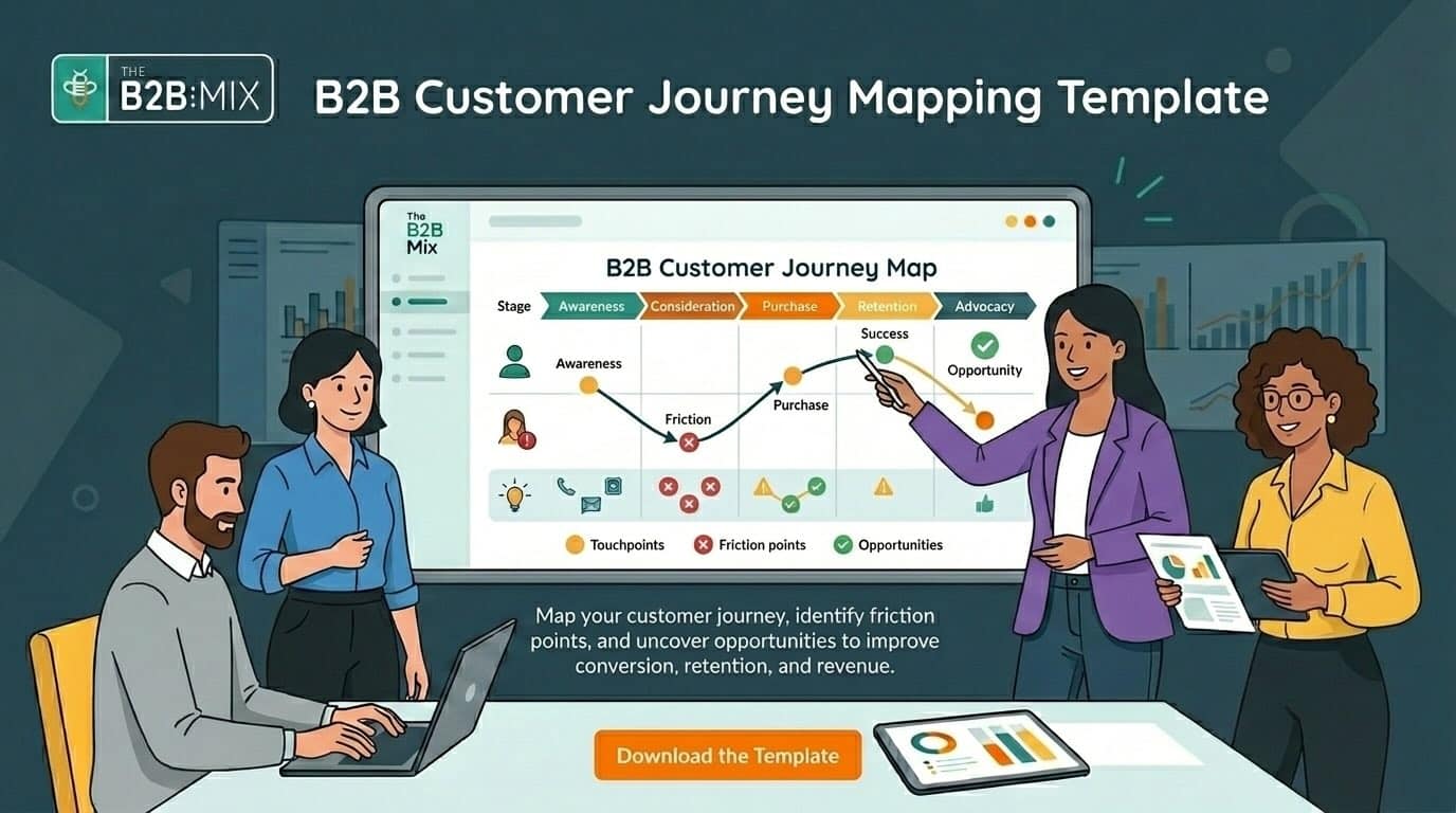 B2B Customer Journey Mapping Template (Free Download) - The B2B Mix