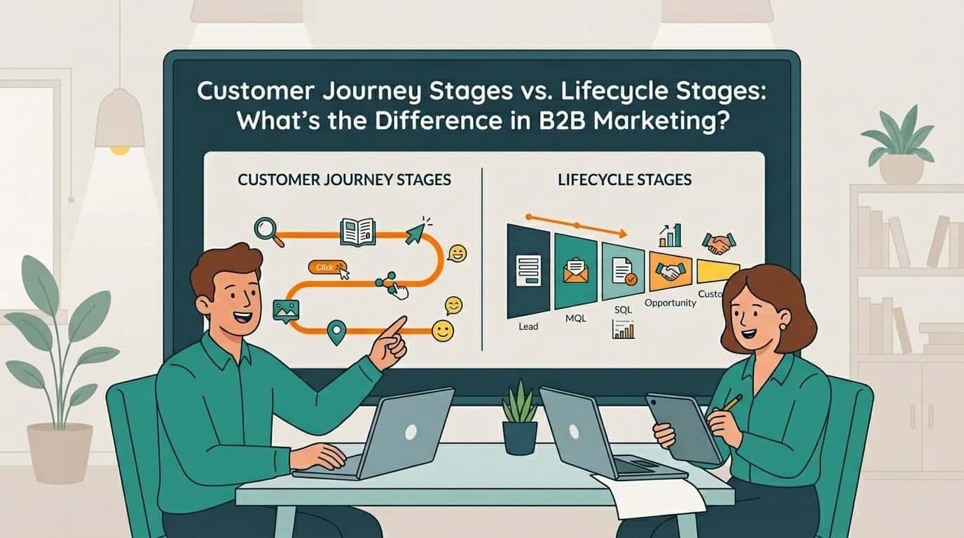 customer journey stages vs lifecycle stages
