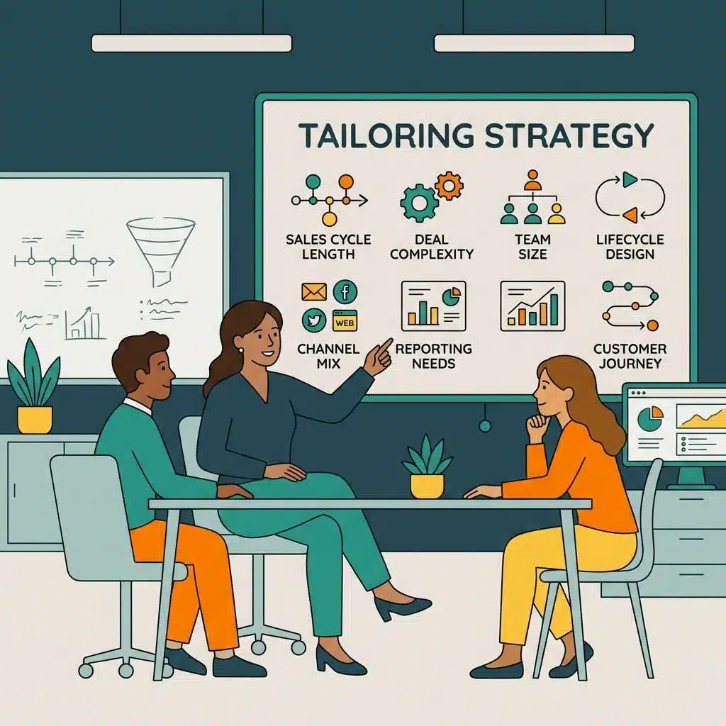 tailoring-strategy how does the hubspot agency tailor strategy for different business models?
