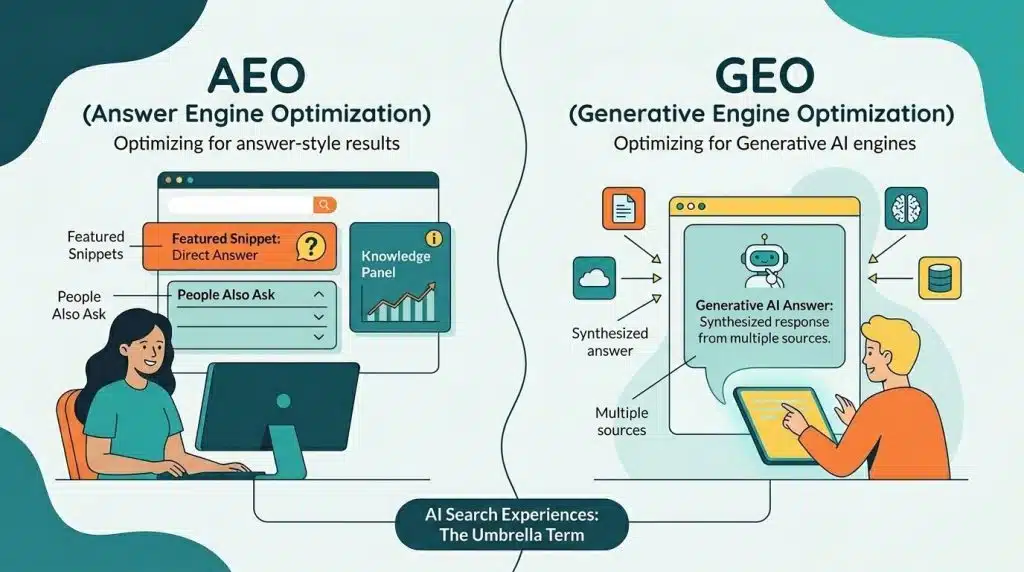 what is AEO vs GEO?