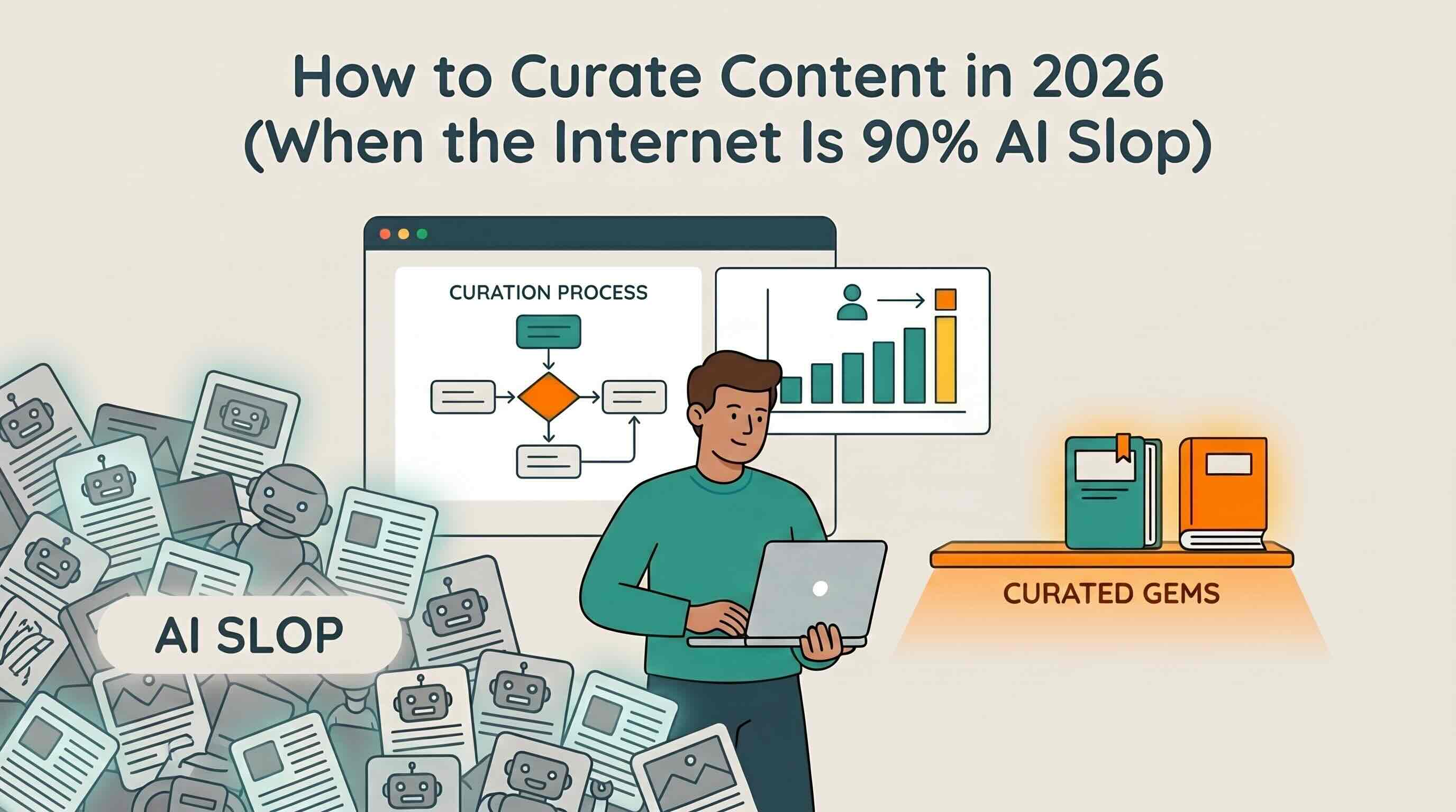 how to curate content when your surrounded by AI slop